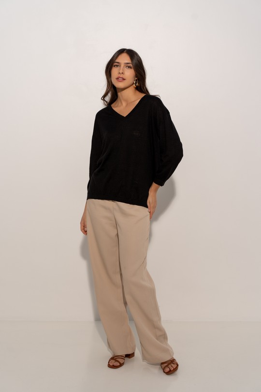 Pulls Femme Beige J & W YH20011 Efashion Paris