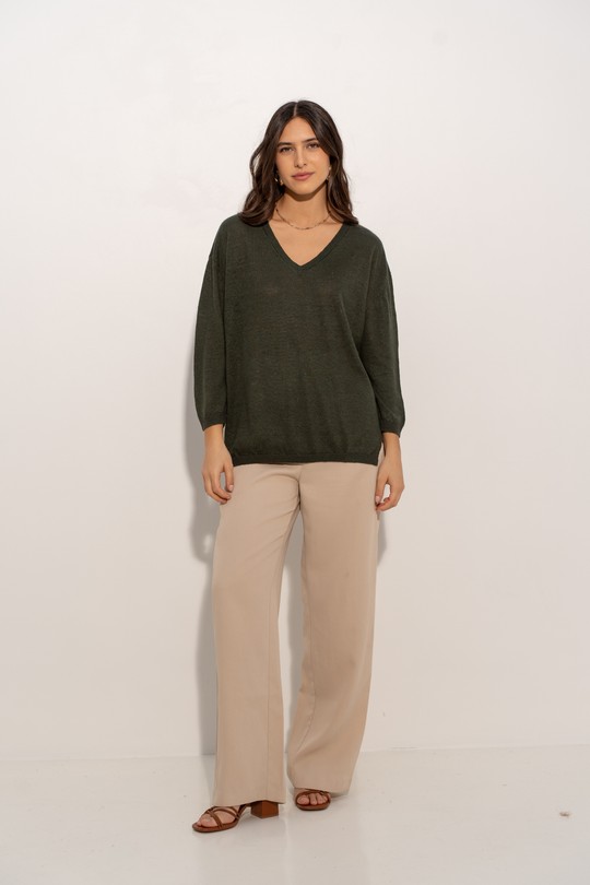 Pulls Femme Beige J & W YH20011 Efashion Paris