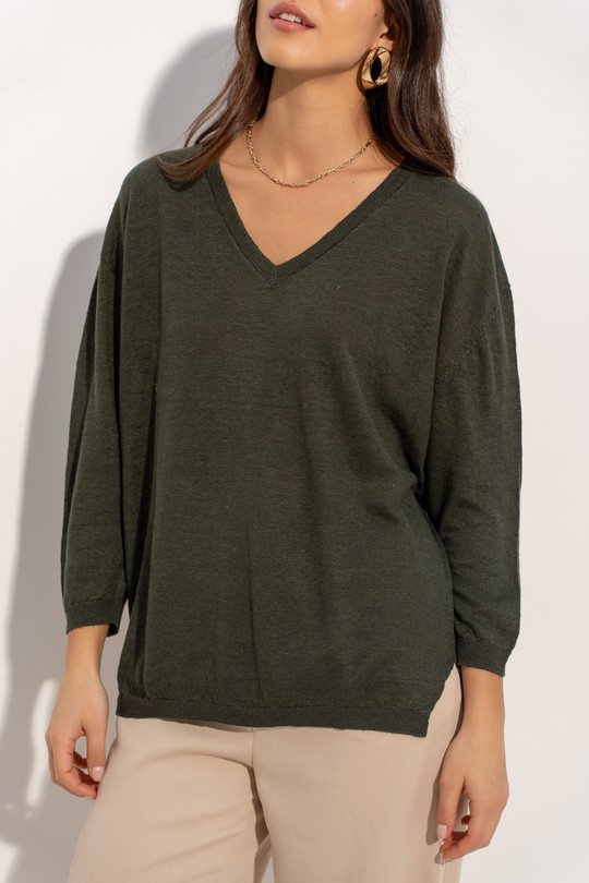 Pulls Femme Beige J & W YH20011 Efashion Paris