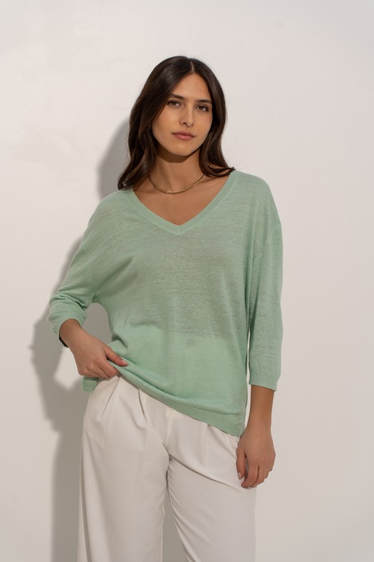 Pulls Femme Beige J & W YH20011 Efashion Paris