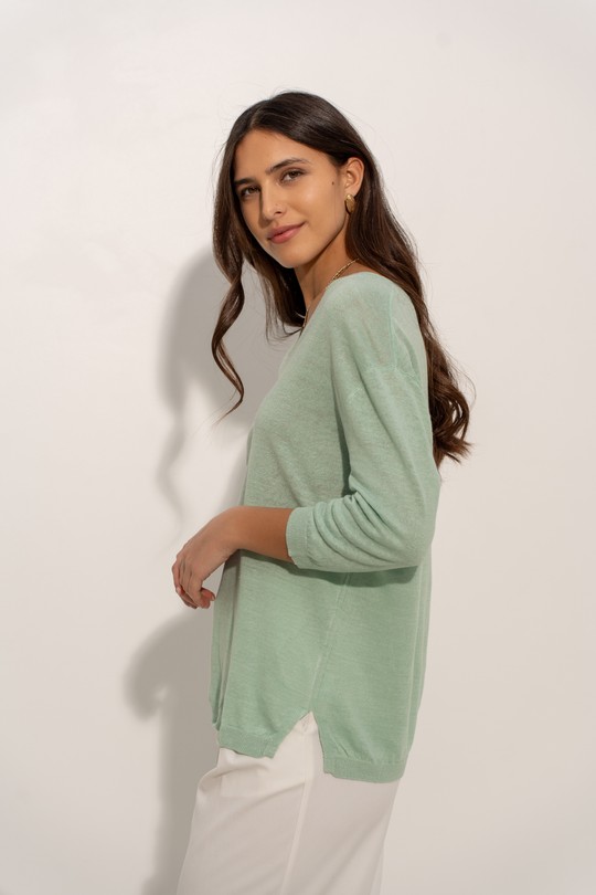 Pulls Femme Beige J & W YH20011 Efashion Paris