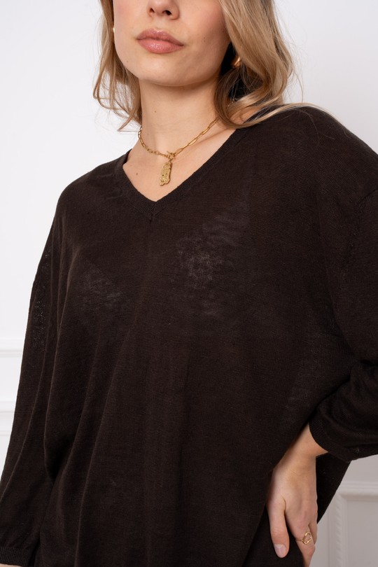 Pulls Femme Beige J & W YH20011 Efashion Paris