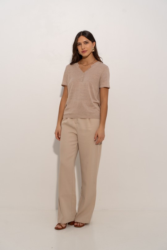 Tops Femme Camel J & W YH20015 Efashion Paris