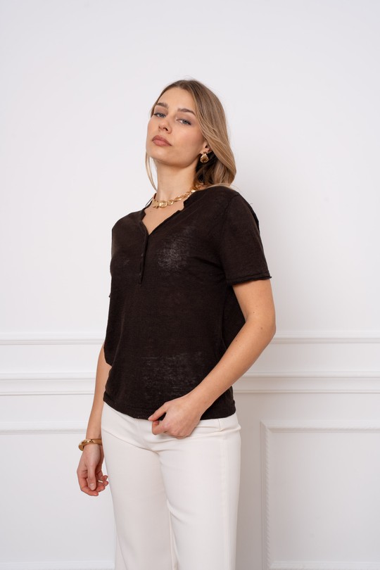 Tops Femme Camel J & W YH20015 Efashion Paris