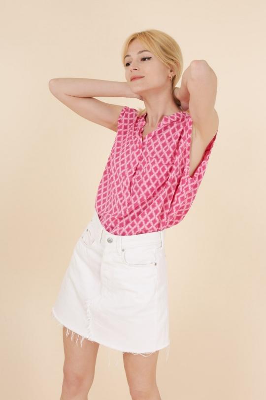 Tops Femme Fushia CHANA MOD T01 Efashion Paris