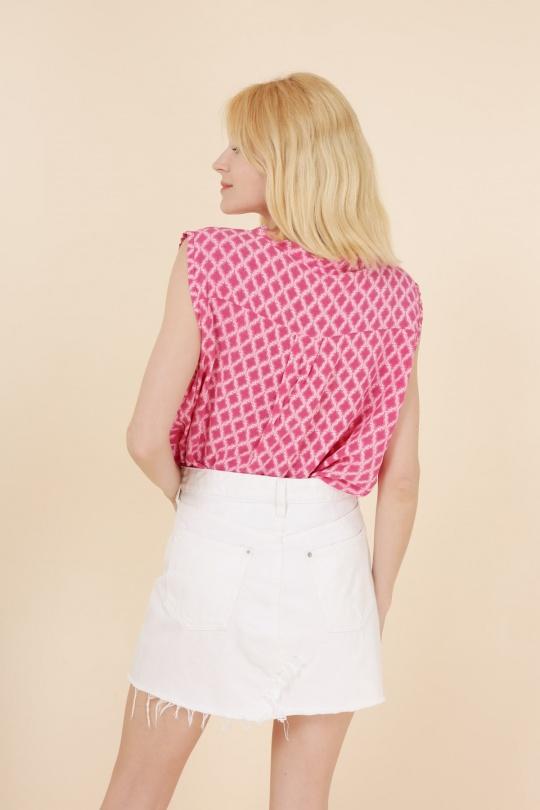 Tops Femme Fushia CHANA MOD T01 Efashion Paris