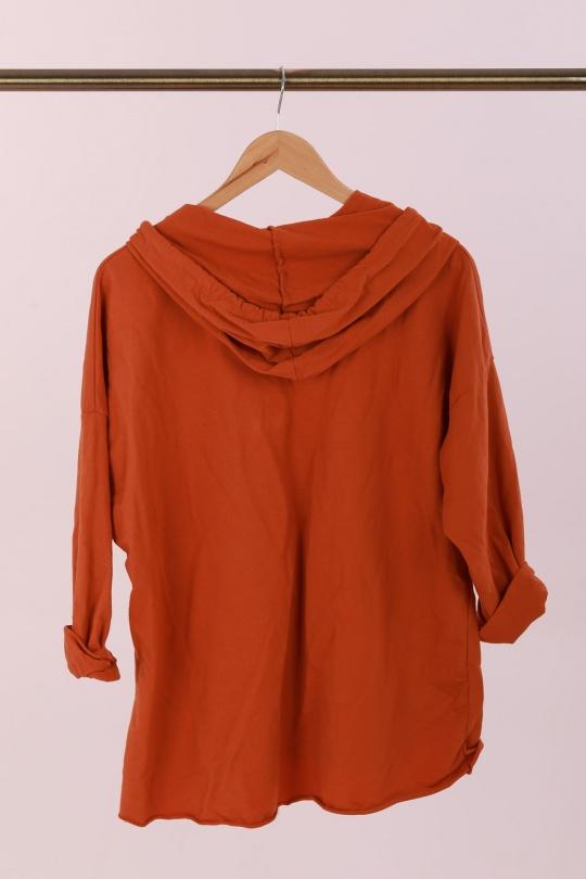 Hauts Femme Brique CHANA MOD SW03 Efashion Paris