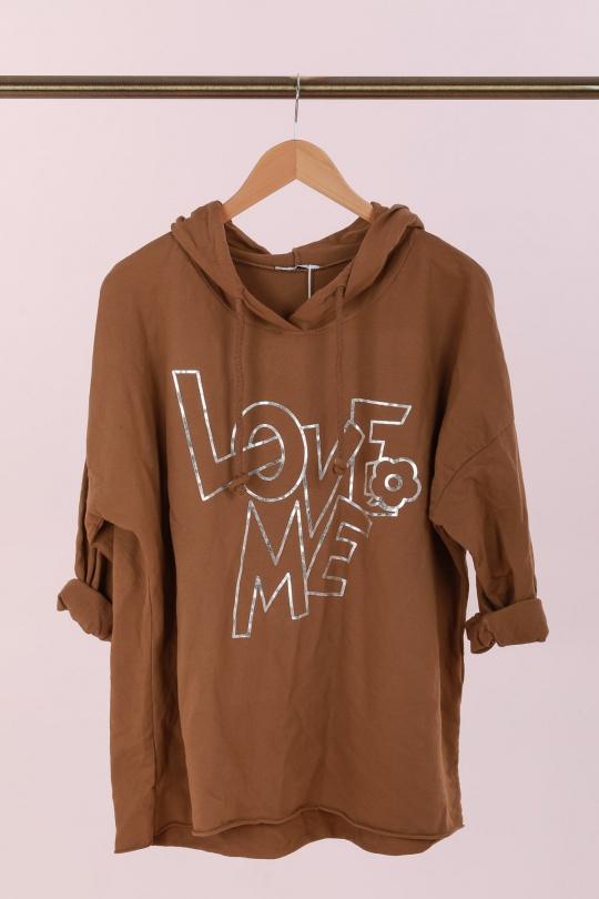 Hauts Femme Brique CHANA MOD SW03 Efashion Paris