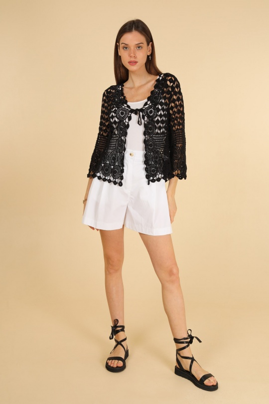 Gilets Femme Noir CHANA MOD G10 Efashion Paris