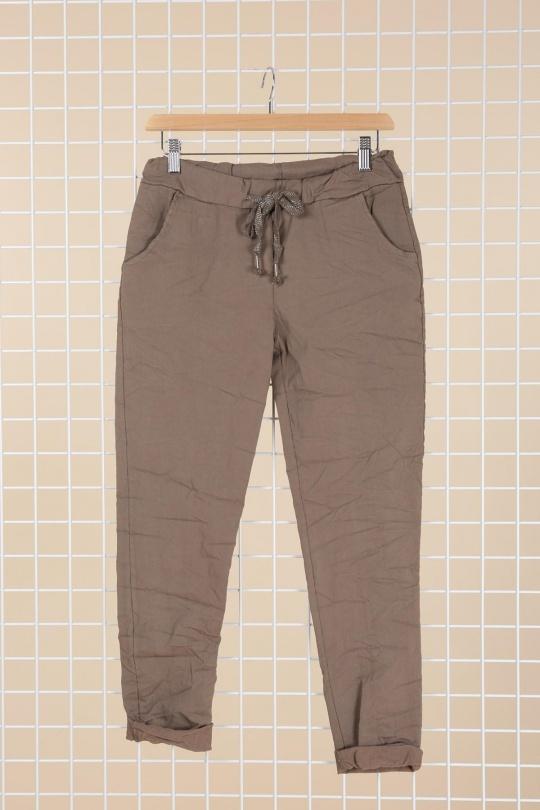 Pantalons Femme Bleu canard CHANA MOD PT26C Efashion Paris