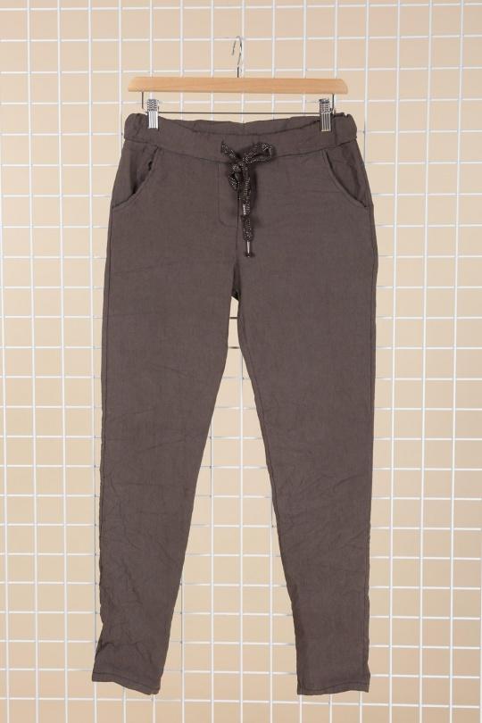 Pantalons Femme Bleu canard CHANA MOD PT26C Efashion Paris