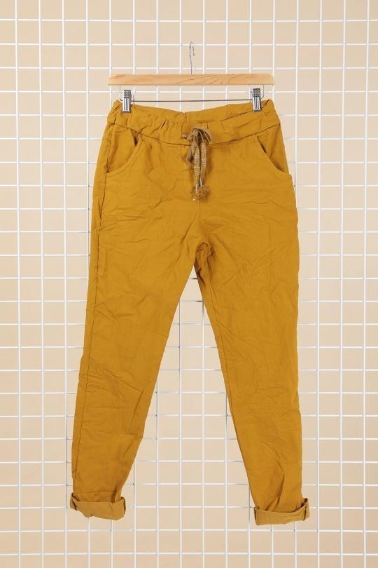 Pantalons Femme Bleu canard CHANA MOD PT26C Efashion Paris