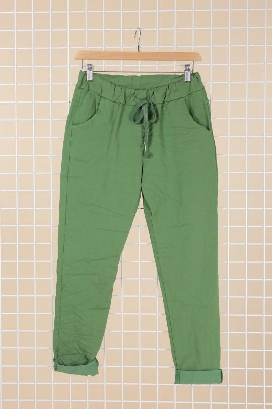 Pantalons Femme Bleu canard CHANA MOD PT26C Efashion Paris