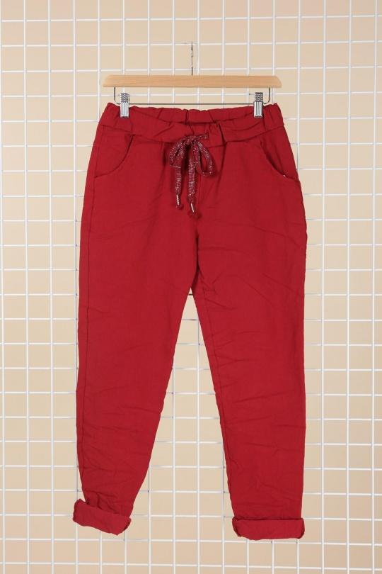 Pantalons Femme Bleu canard CHANA MOD PT26C Efashion Paris