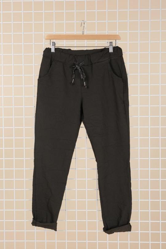 Pantalons Femme Bleu canard CHANA MOD PT26C Efashion Paris