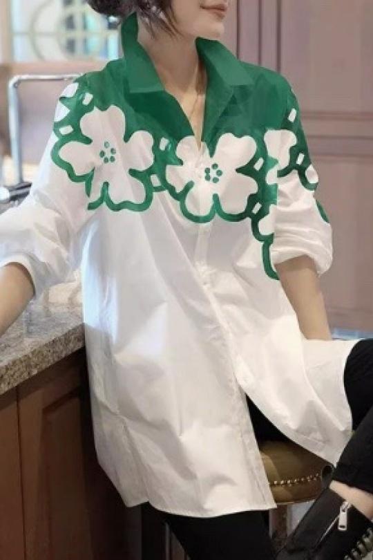 Camisas Mujer Beige CHANA MOD CH54 Efashion Paris