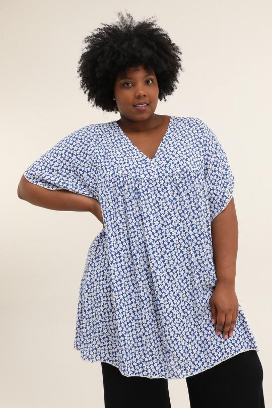 Tuniques Femme Bleu royal CHANA MOD TU307 Efashion Paris