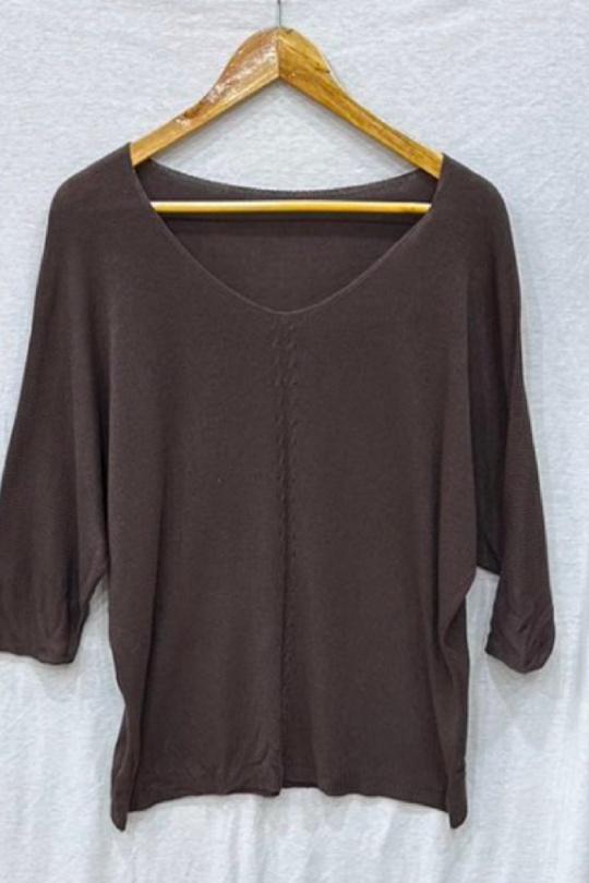 Jumpers Women Brown CHANA MOD PU211 Efashion Paris