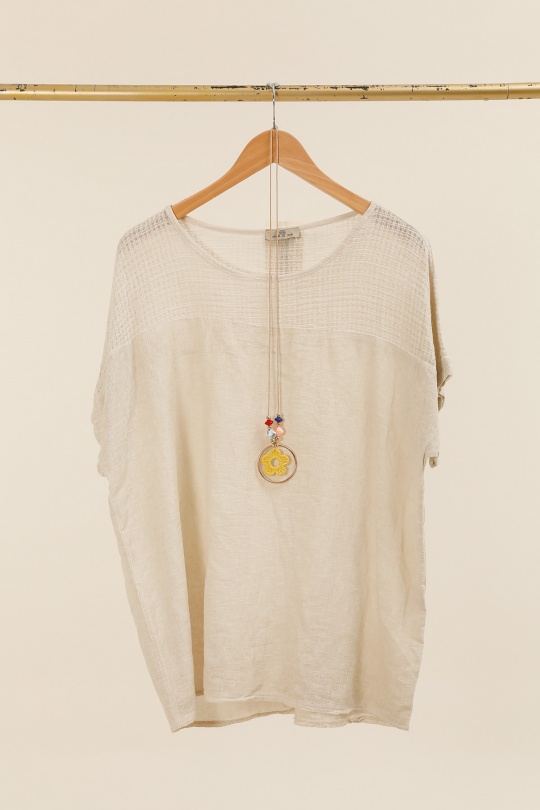 Blouses Femme Kaki CHANA MOD H615 Efashion Paris