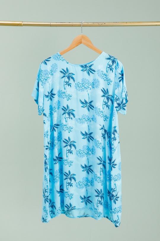 Robes courtes Femme Turquoise CHANA MOD TU653 Efashion Paris
