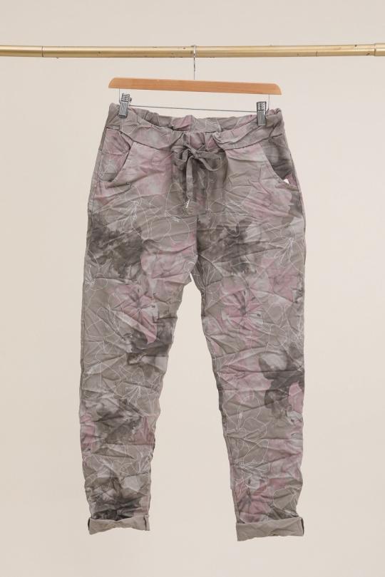 Trousers Women Taupe CHANA MOD PT285 Efashion Paris