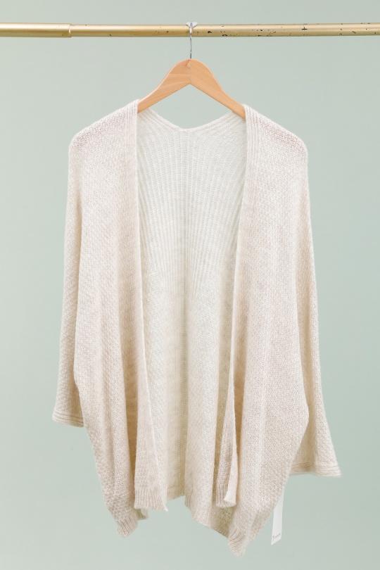 Cardigans Women White CHANA MOD G56 Efashion Paris