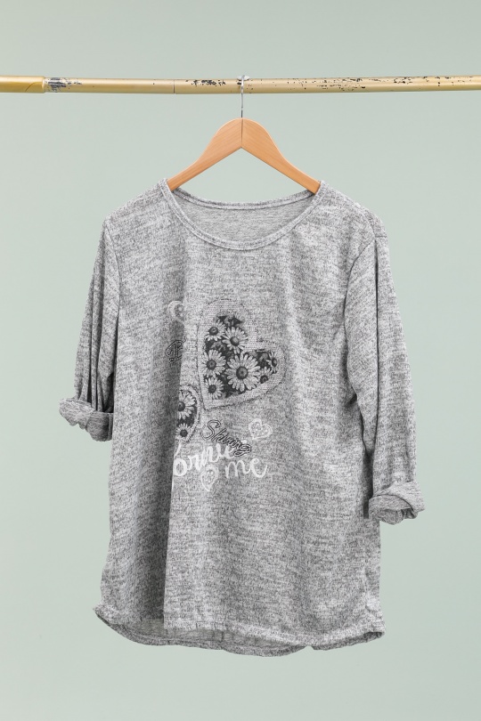 Camisetas Mujer Grey CHANA MOD H303 Efashion Paris
