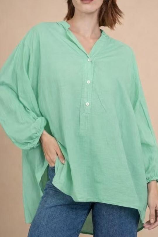 Camicette Donna Green CHANA MOD CH353 Efashion Paris