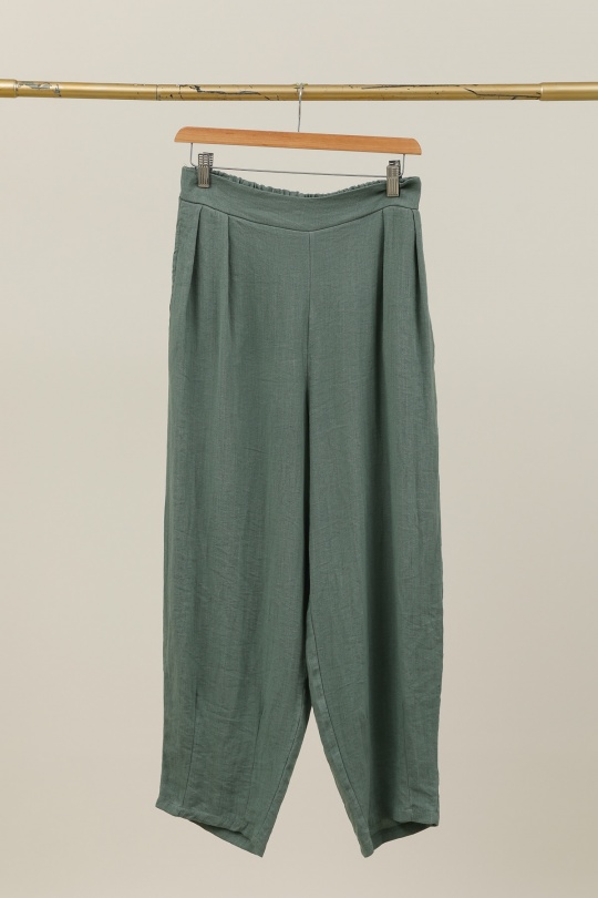 Pantaloni Donna Beige CHANA MOD PT323 Efashion Paris