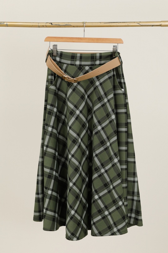 Gonne Donna Beige CHANA MOD J70 Efashion Paris