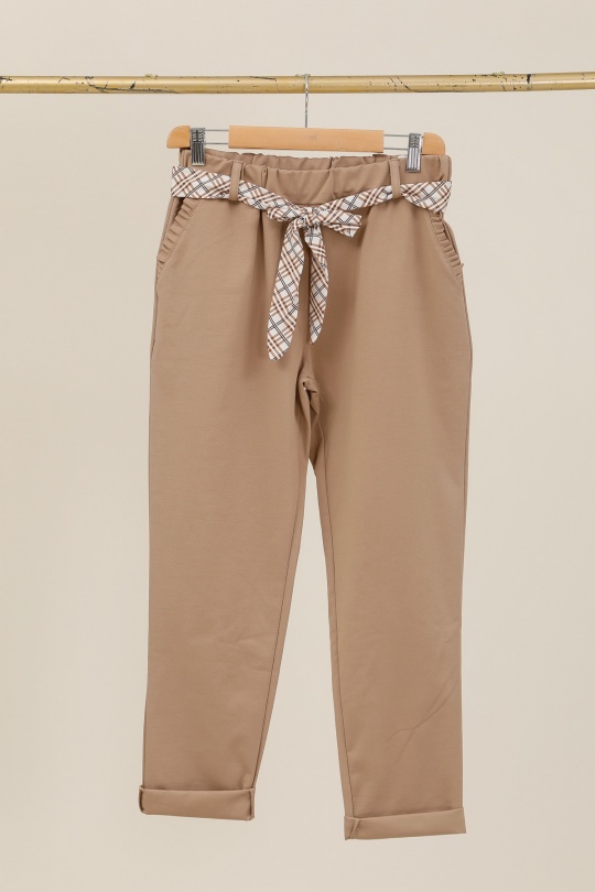 Pantaloni Donna Sky blue CHANA MOD PT335 Efashion Paris