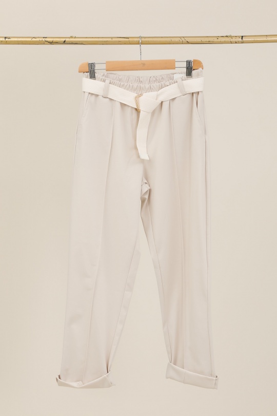 Pantaloni Donna Sky blue CHANA MOD PT334 Efashion Paris