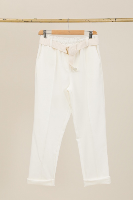 Pantaloni Donna Sky blue CHANA MOD PT334 Efashion Paris