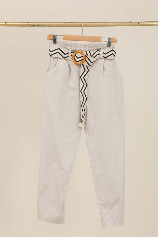 Pantaloni Donna Khaki CHANA MOD PT328 Efashion Paris