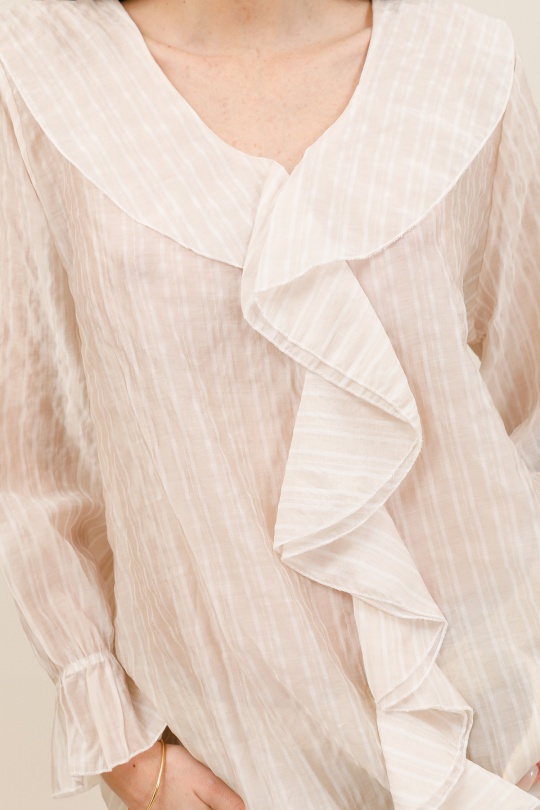 Camicette Donna Beige CHANA MOD CH263 Efashion Paris