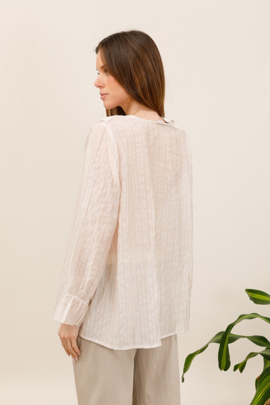 Camicette Donna Beige CHANA MOD CH263 Efashion Paris