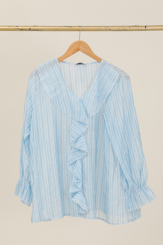 Camicette Donna Beige CHANA MOD CH263 Efashion Paris