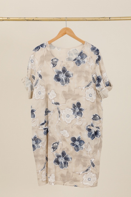 Abiti corti Donna Khaki CHANA MOD TU210 Efashion Paris