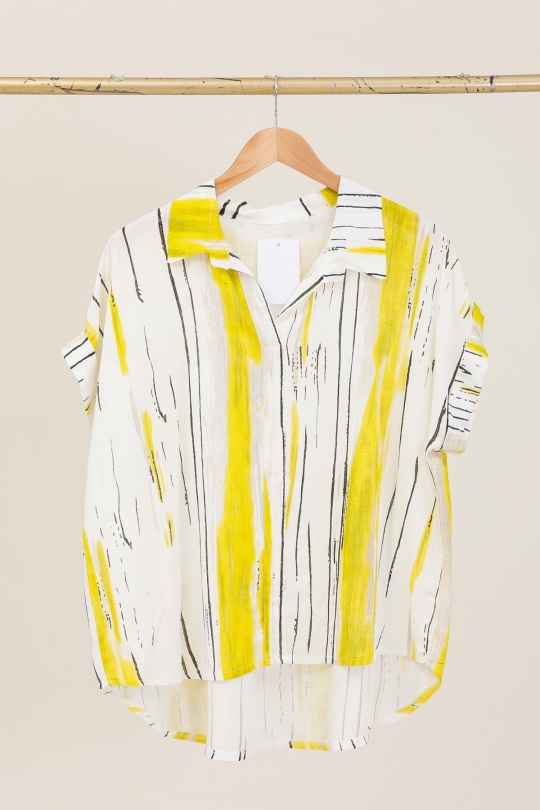 T-shirts Donna Sky blue CHANA MOD CH363 Efashion Paris