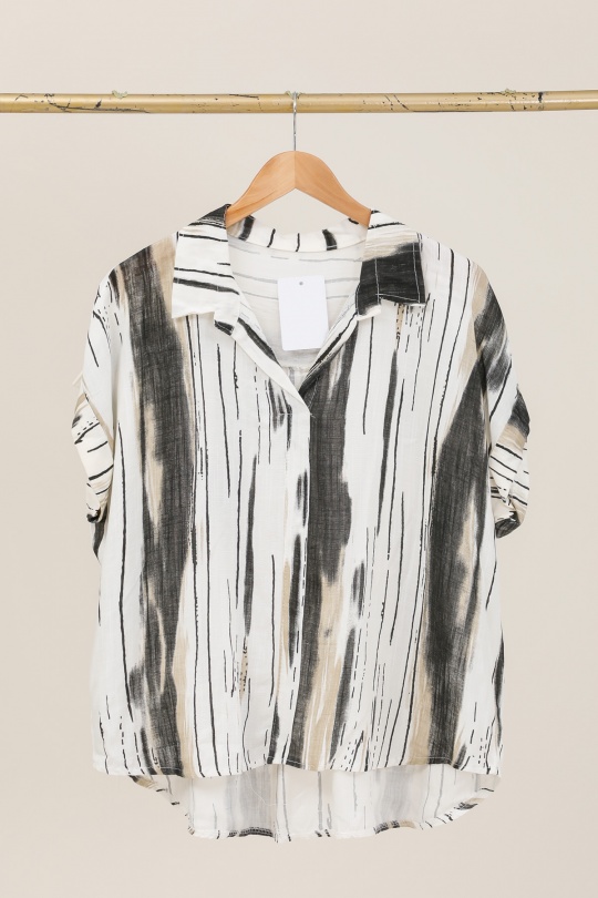 T-shirts Donna Sky blue CHANA MOD CH363 Efashion Paris