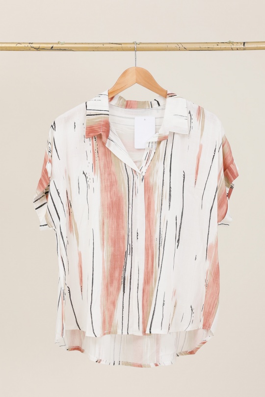 T-shirts Donna Sky blue CHANA MOD CH363 Efashion Paris