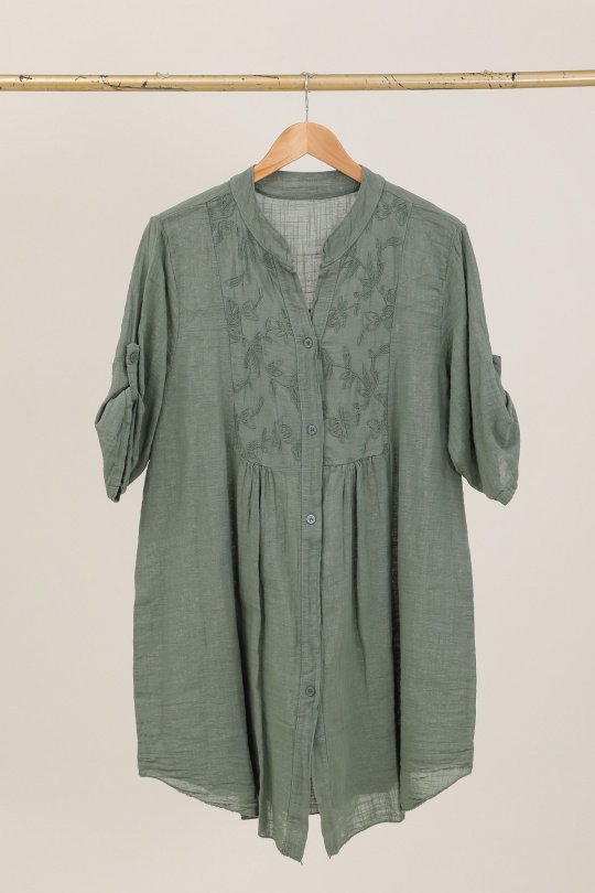 Robes courtes Femme Bleu ciel CHANA MOD CH362 Efashion Paris