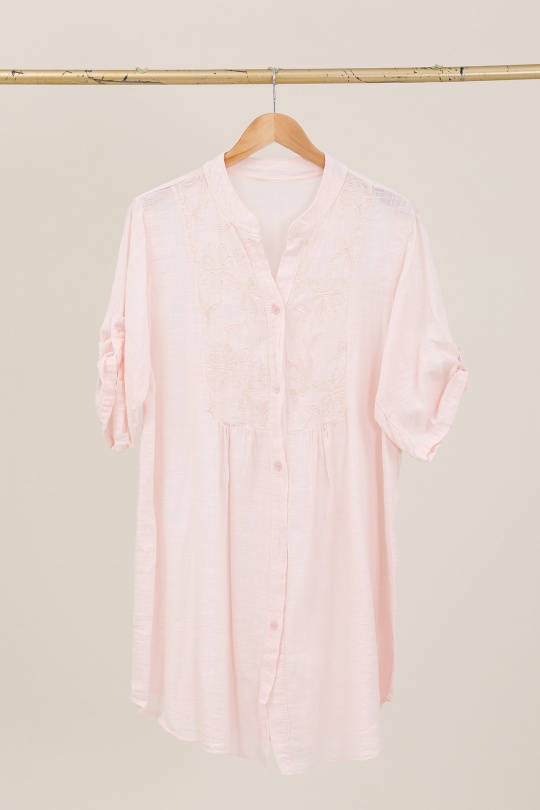 Robes courtes Femme Bleu ciel CHANA MOD CH362 Efashion Paris