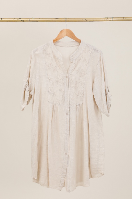 Robes courtes Femme Bleu ciel CHANA MOD CH362 Efashion Paris