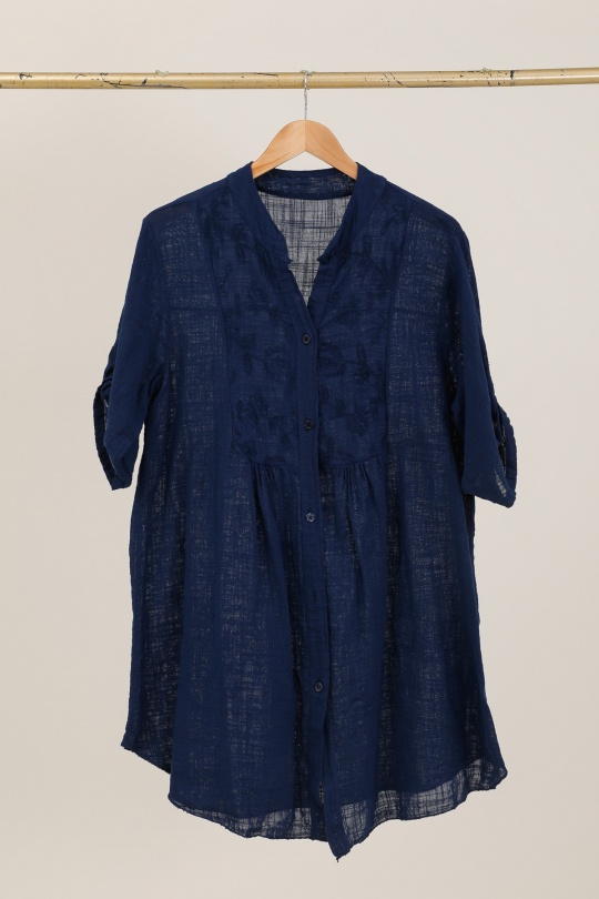 Robes courtes Femme Bleu ciel CHANA MOD CH362 Efashion Paris