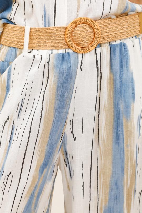 Pantaloni Donna Sky blue CHANA MOD PT352 Efashion Paris