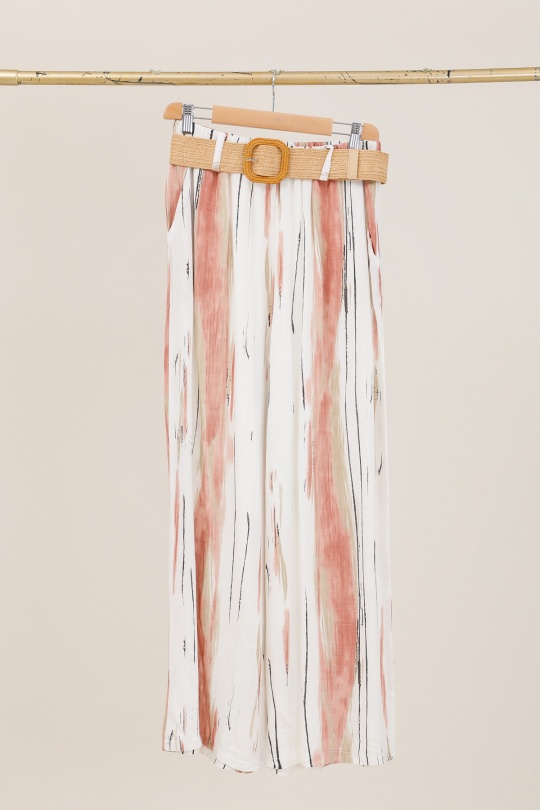 Pantaloni Donna Sky blue CHANA MOD PT352 Efashion Paris