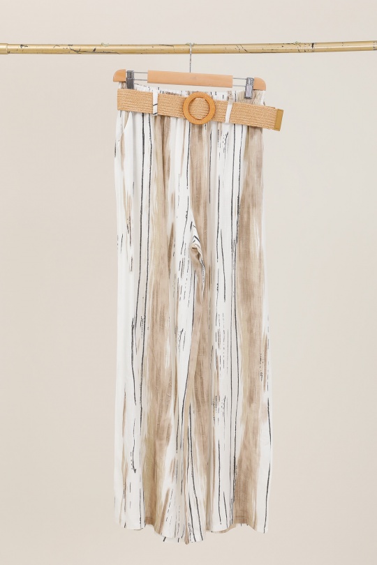 Pantaloni Donna Sky blue CHANA MOD PT352 Efashion Paris