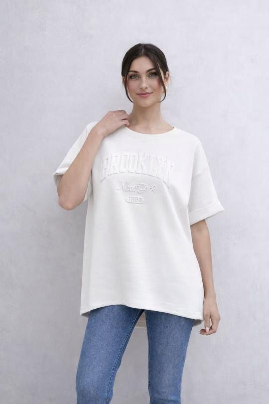 Felpa Donna Sky blue CHANA MOD SW26 Efashion Paris