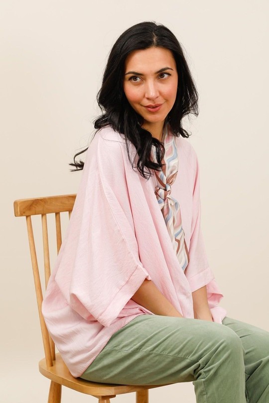 Camisetas Mujer Pink CHANA MOD H317 Efashion Paris